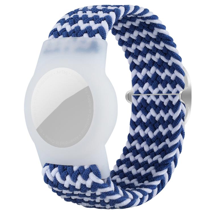 Ốp bảo vệ chống mất kiểu dây đeo đồng hồ bằng nylon bện có thể điều chỉnh xDfind, dành cho AirTag thế hệ 2 / AirTag thế hệ 1
