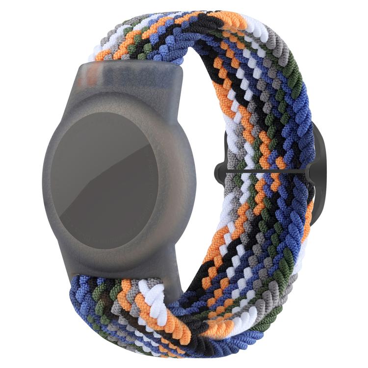 Ốp bảo vệ chống mất kiểu dây đeo đồng hồ bằng nylon bện có thể điều chỉnh xDfind, dành cho AirTag thế hệ 2 / AirTag thế hệ 1
