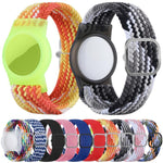 Ốp bảo vệ chống mất kiểu dây đeo đồng hồ bằng nylon bện có thể điều chỉnh xDfind, dành cho AirTag thế hệ 2 / AirTag thế hệ 1