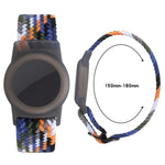 Ốp bảo vệ chống mất kiểu dây đeo đồng hồ bằng nylon bện có thể điều chỉnh xDfind, dành cho AirTag thế hệ 2 / AirTag thế hệ 1