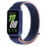 Dây đồng hồ nylon tích hợp khung đồng hồ và khóa dán xDfind, Dành cho Samsung Galaxy Fit 3