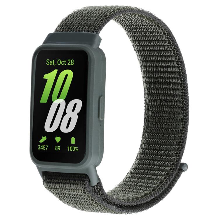 Dây đồng hồ nylon tích hợp khung đồng hồ và khóa dán xDfind, Dành cho Samsung Galaxy Fit 3