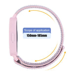Dây đồng hồ nylon tích hợp khung đồng hồ và khóa dán xDfind, Dành cho Samsung Galaxy Fit 3