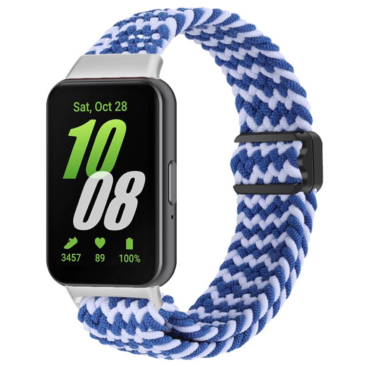 Dây đồng hồ nylon bện khóa từ tính xDfind, Dành cho Samsung Galaxy Fit 3