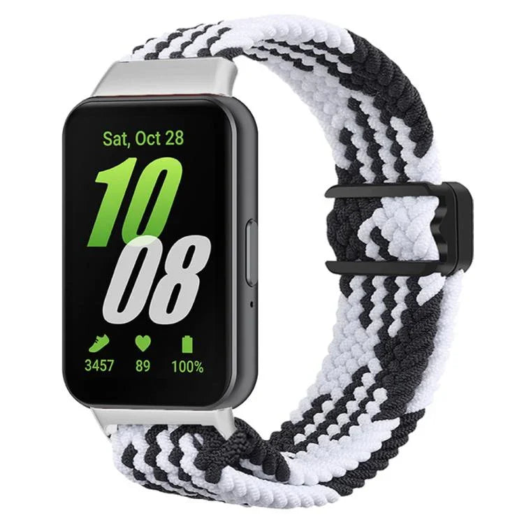 Dây đồng hồ nylon bện khóa từ tính xDfind, Dành cho Samsung Galaxy Fit 3