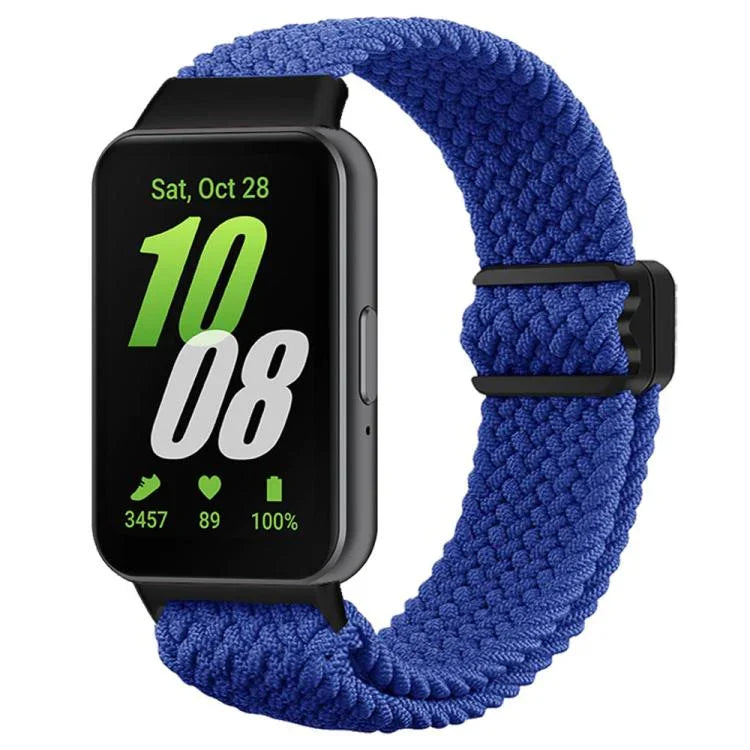 Dây đồng hồ nylon bện khóa từ tính xDfind, Dành cho Samsung Galaxy Fit 3