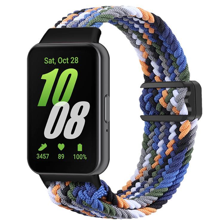 Dây đồng hồ nylon bện khóa từ tính xDfind, Dành cho Samsung Galaxy Fit 3