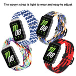 Dây đồng hồ nylon bện khóa từ tính xDfind, Dành cho Samsung Galaxy Fit 3