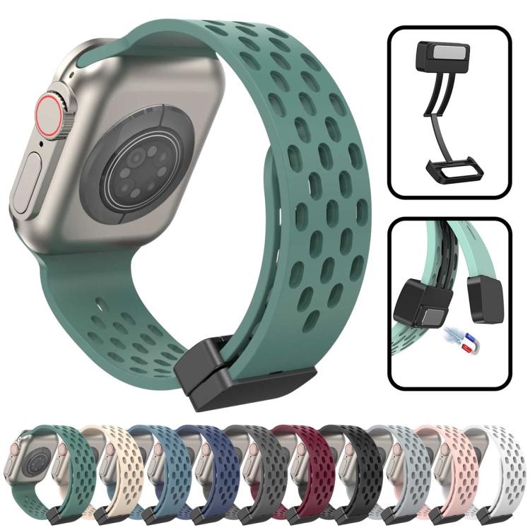 Dây Đeo Đồng Hồ Silicone Khóa Từ Tính xDfind, Dành Cho Apple Watch 42 / 44 / 45 / 46 / 49mm, Dành Cho Apple Watch 38 / 40 / 41 / S10 42mm