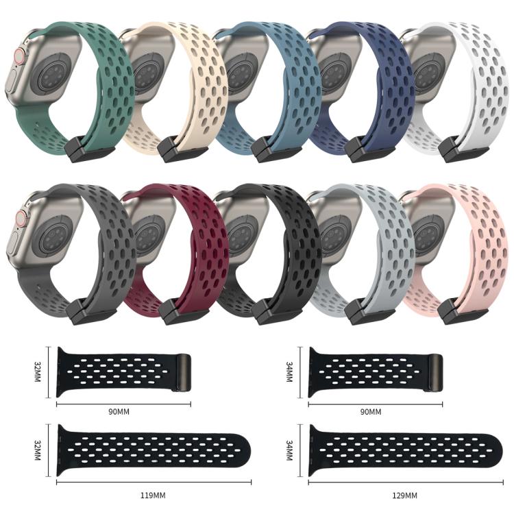 Dây Đeo Đồng Hồ Silicone Khóa Từ Tính xDfind, Dành Cho Apple Watch 42 / 44 / 45 / 46 / 49mm, Dành Cho Apple Watch 38 / 40 / 41 / S10 42mm