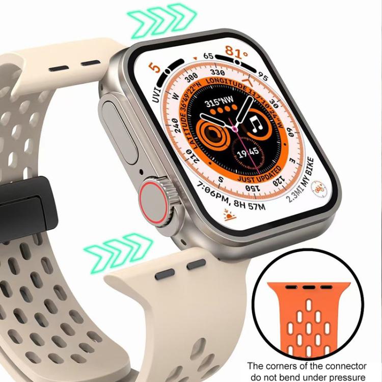 Dây Đeo Đồng Hồ Silicone Khóa Từ Tính xDfind, Dành Cho Apple Watch 42 / 44 / 45 / 46 / 49mm, Dành Cho Apple Watch 38 / 40 / 41 / S10 42mm