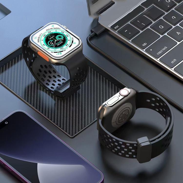 Dây Đeo Đồng Hồ Silicone Khóa Từ Tính xDfind, Dành Cho Apple Watch 42 / 44 / 45 / 46 / 49mm, Dành Cho Apple Watch 38 / 40 / 41 / S10 42mm