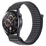 xDfind Wave Texture Nylon Hook and Loop Fastener Watch Band, 20mm, 22mm