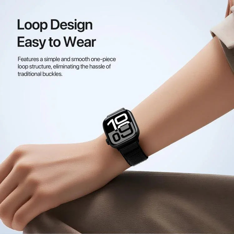 Dây Đeo Đồng Hồ Nylon Dệt Dòng YE DUX DUCIS, Dành Cho Apple Watch 46mm / 49mm / 45mm / 44mm, Dành Cho Apple Watch 42mm / 41mm / 40mm / 38mm