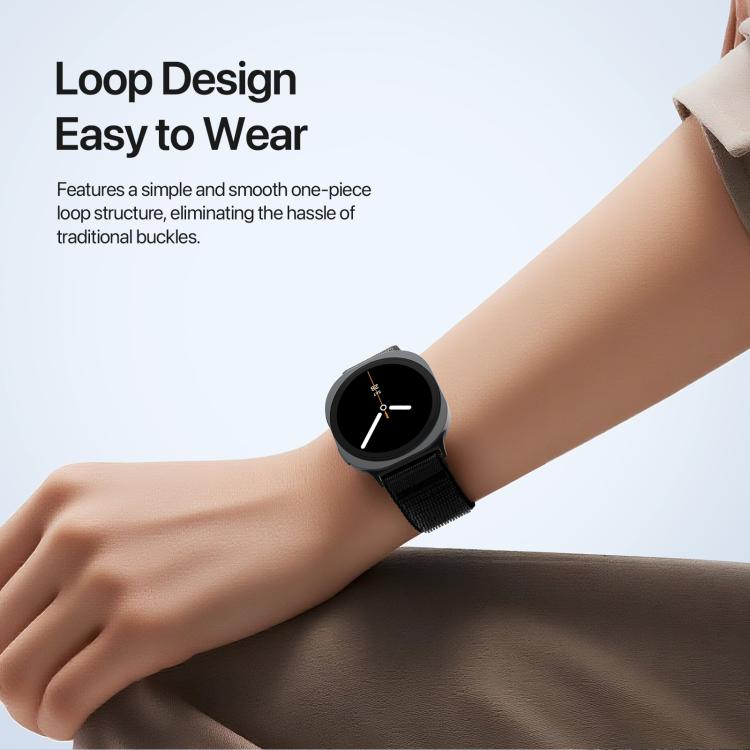 Dây đồng hồ nylon dệt dòng DUX DUCIS YE, Dành cho Samsung Galaxy Watch8 / Watch8 Classic