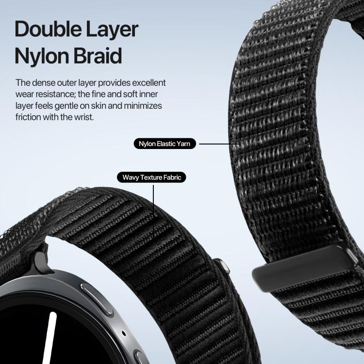 Dây đồng hồ nylon dệt dòng DUX DUCIS YE, Dành cho Samsung Galaxy Watch8 / Watch8 Classic