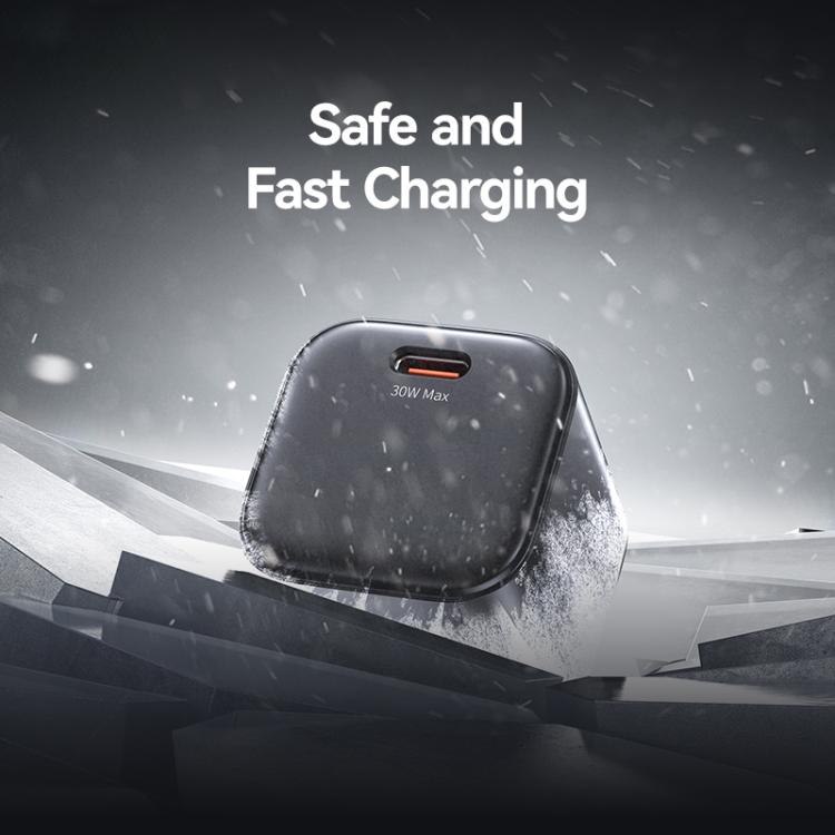 Sạc nhanh mini 30W GaN USB-C / Type-C USAMS CC262, phích cắm EU