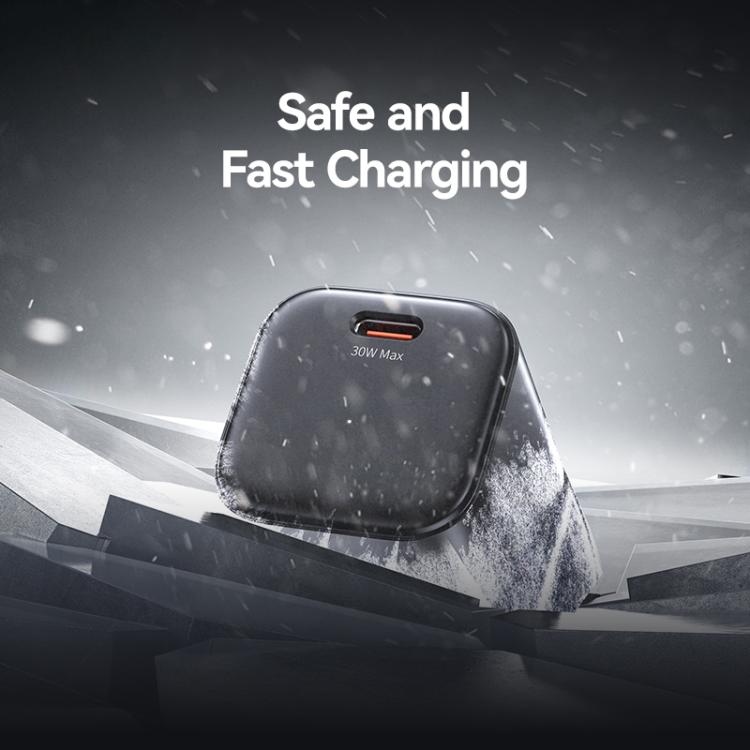 Sạc nhanh mini 30W GaN USB-C / Type-C USAMS CC276, phích cắm Anh
