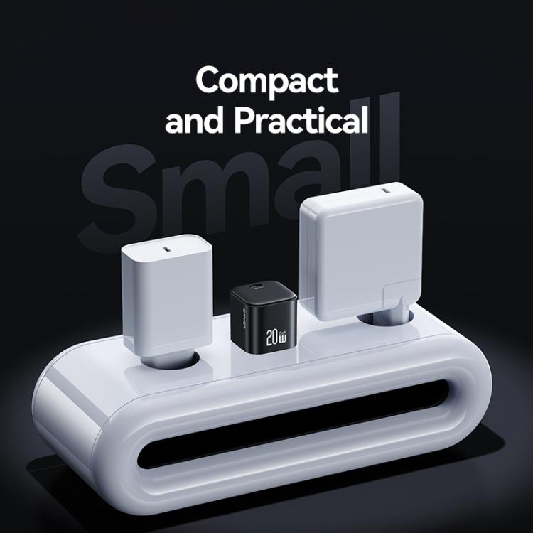 Sạc nhanh mini 20W GaN USB-C / Type-C USAMS CC267, phích cắm Mỹ