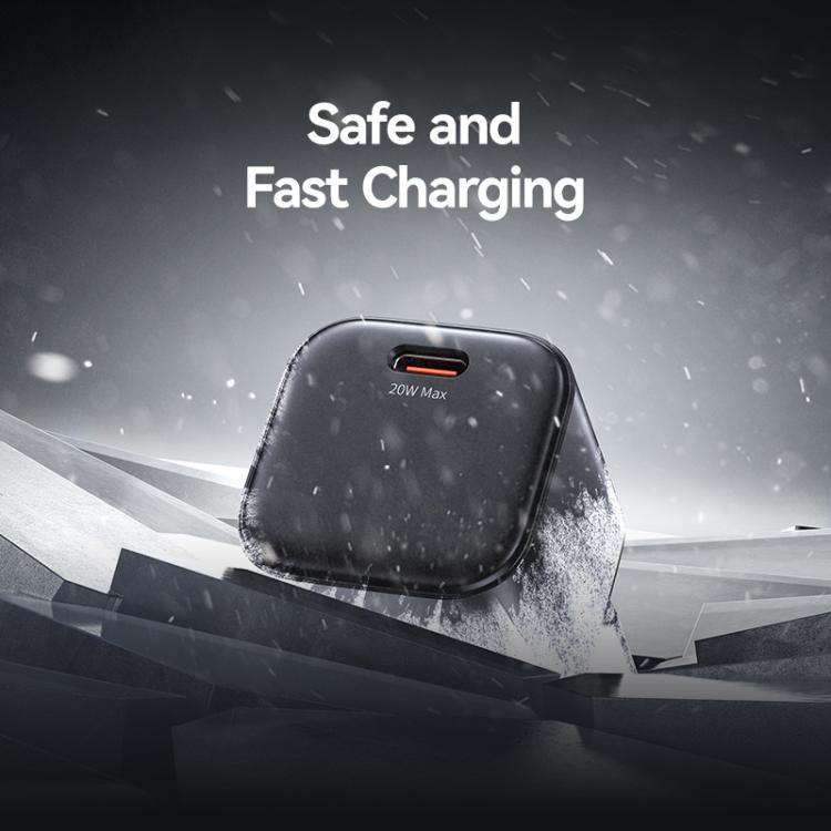 Sạc nhanh mini 20W GaN USB-C / Type-C USAMS CC267, phích cắm Mỹ