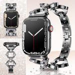 Dây Đeo Đồng Hồ Kim Loại Hình Kim Cương Hình O xDfind, Dành Cho Apple Watch 42 / 44 / 45 / 46 / 49mm, Dành Cho Apple Watch 38 / 40 / 41 / S10 42mm