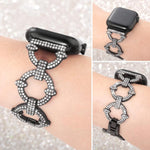 Dây Đeo Đồng Hồ Kim Loại Hình Kim Cương Hình O xDfind, Dành Cho Apple Watch 42 / 44 / 45 / 46 / 49mm, Dành Cho Apple Watch 38 / 40 / 41 / S10 42mm