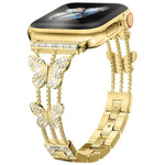 Dây Đeo Đồng Hồ Kim Loại Hình Kim Cương Hình Cánh Bướm xDfind, Dành Cho Apple Watch 42 / 44 / 45 / 46 / 49mm, Dành Cho Apple Watch 38 / 40 / 41 / S10 42mm