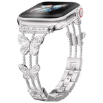 Dây Đeo Đồng Hồ Kim Loại Hình Kim Cương Hình Cánh Bướm xDfind, Dành Cho Apple Watch 42 / 44 / 45 / 46 / 49mm, Dành Cho Apple Watch 38 / 40 / 41 / S10 42mm