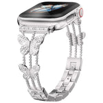 Dây Đeo Đồng Hồ Kim Loại Hình Kim Cương Hình Cánh Bướm xDfind, Dành Cho Apple Watch 42 / 44 / 45 / 46 / 49mm, Dành Cho Apple Watch 38 / 40 / 41 / S10 42mm