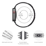 Dây Đeo Đồng Hồ Kim Loại Ba Kim Cương xDfind, Dành Cho Apple Watch 42 / 44 / 45 / 46 / 49mm, Dành Cho Apple Watch 38 / 40 / 41 / S10 42mm