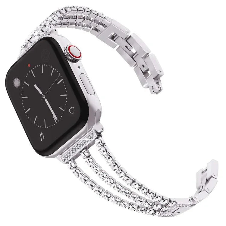 Dây Đeo Đồng Hồ Kim Loại Ba Kim Cương xDfind, Dành Cho Apple Watch 42 / 44 / 45 / 46 / 49mm, Dành Cho Apple Watch 38 / 40 / 41 / S10 42mm