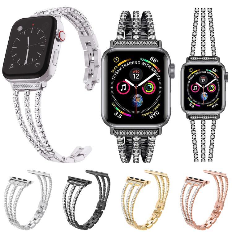 Dây Đeo Đồng Hồ Kim Loại Ba Kim Cương xDfind, Dành Cho Apple Watch 42 / 44 / 45 / 46 / 49mm, Dành Cho Apple Watch 38 / 40 / 41 / S10 42mm