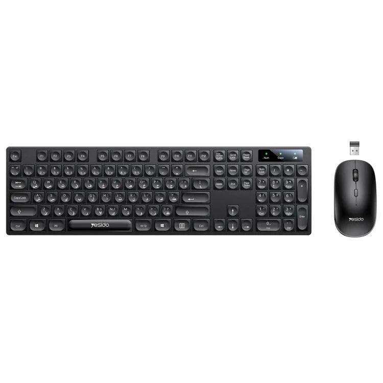 Bộ bàn phím chuột không dây 2.4G Yesido KB42 phiên bản kinh doanh, phiên bản tiếng Ả Rập, phiên bản tiếng Anh