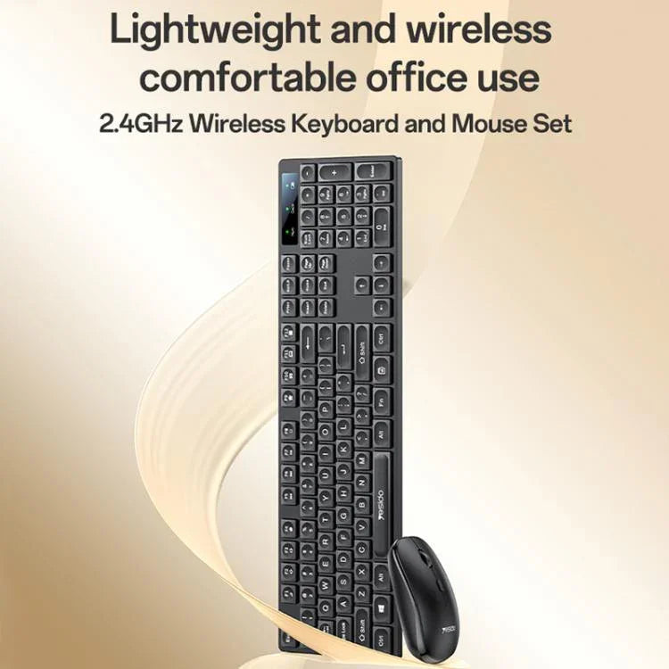 Bộ bàn phím chuột không dây 2.4G Yesido KB42 phiên bản kinh doanh, phiên bản tiếng Ả Rập, phiên bản tiếng Anh