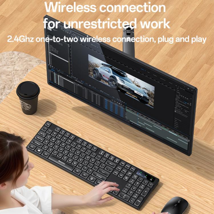 Bộ bàn phím chuột không dây 2.4G Yesido KB42 phiên bản kinh doanh, phiên bản tiếng Ả Rập, phiên bản tiếng Anh