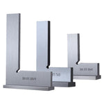 90 Degree Flat Edge Woodworking Square L-shaped Carbon Steel Knife Edge Set Square, 50x40, 75x50, 100x70, 3pcs/Set