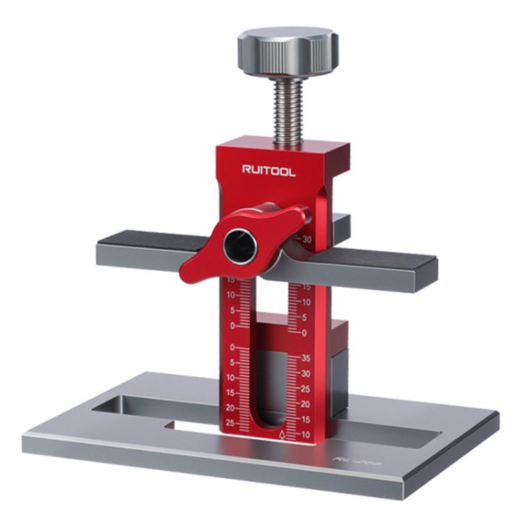 Dụng cụ định vị lắp cửa tủ đa năng RUITOOL có đế, không khoan, có khoan 10mm, có khoan 6/8/10mm