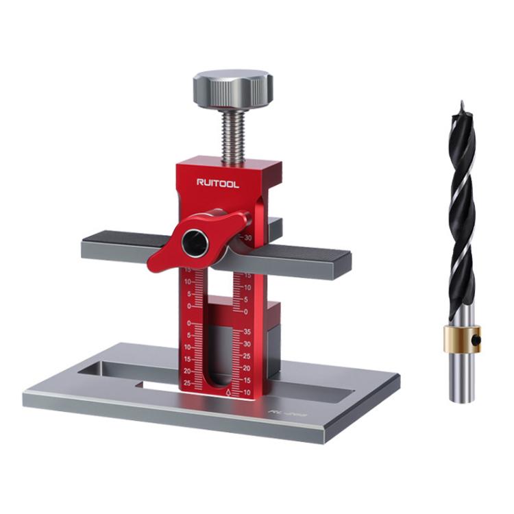 Dụng cụ định vị lắp cửa tủ đa năng RUITOOL có đế, không khoan, có khoan 10mm, có khoan 6/8/10mm