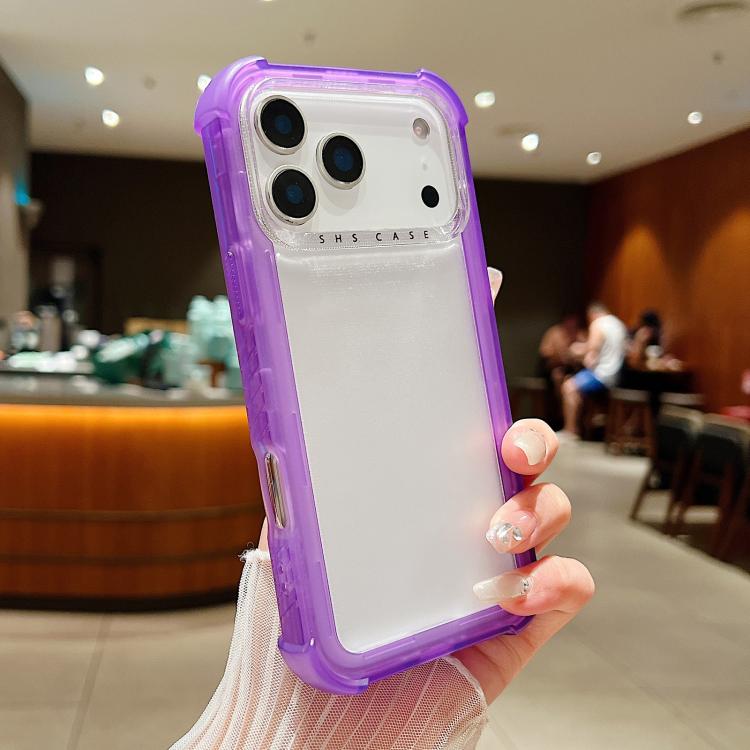 Ốp lưng điện thoại trong mờ nhám kết hợp TPU và PC 3 trong 1, dành cho iPhone 17 Pro Max, iPhone 17 Pro