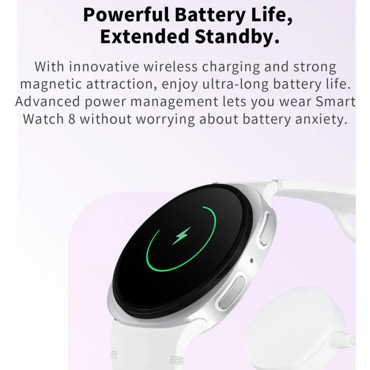 Đồng hồ thông minh thể thao HD8 mini 1.29 inch BT5.4, Hỗ trợ Gọi Bluetooth / Giấc ngủ / Oxy trong máu / Nhịp tim / Huyết áp