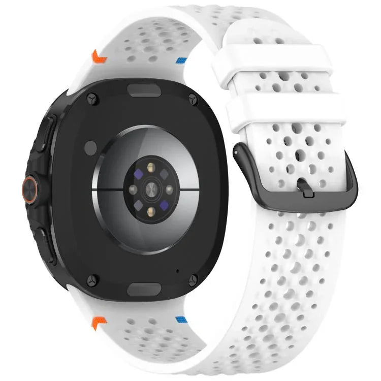 Dây đồng hồ silicone thoáng khí tổ ong khóa đen hợp kim xDfind, Dành cho Samsung Galaxy Watch8 / Watch8 Classic
