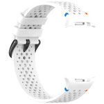 Dây đồng hồ silicone thoáng khí tổ ong khóa đen hợp kim xDfind, Dành cho Samsung Galaxy Watch8 / Watch8 Classic