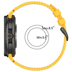 Dây đồng hồ silicone thoáng khí tổ ong khóa đen hợp kim xDfind, Dành cho Samsung Galaxy Watch8 / Watch8 Classic