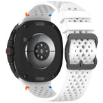 Dây đồng hồ silicone thoáng khí tổ ong khóa đen dạng thang xDfind, Dành cho Samsung Galaxy Watch8 / Watch8 Classic