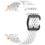 Dây đồng hồ silicone thoáng khí tổ ong khóa đen dạng thang xDfind, Dành cho Samsung Galaxy Watch8 / Watch8 Classic