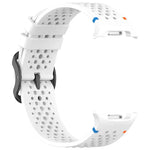 Dây đồng hồ silicone thoáng khí tổ ong khóa đen dạng thang xDfind, Dành cho Samsung Galaxy Watch8 / Watch8 Classic