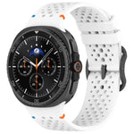 Dây đồng hồ silicone thoáng khí tổ ong khóa đen dạng thang xDfind, Dành cho Samsung Galaxy Watch8 / Watch8 Classic