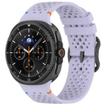 Dây đồng hồ silicone thoáng khí tổ ong khóa đen dạng thang xDfind, Dành cho Samsung Galaxy Watch8 / Watch8 Classic