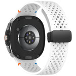 Dây đồng hồ silicone thoáng khí tổ ong khóa đen từ tính xDfind, Dành cho Samsung Galaxy Watch8 / Watch8 Classic