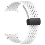 Dây đồng hồ silicone thoáng khí tổ ong khóa đen từ tính xDfind, Dành cho Samsung Galaxy Watch8 / Watch8 Classic